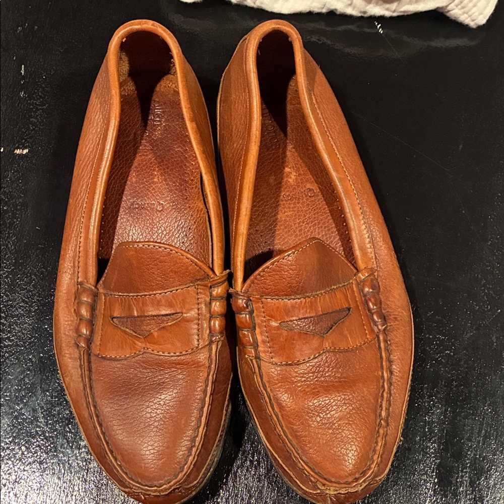Classic Brown Leather Loafers